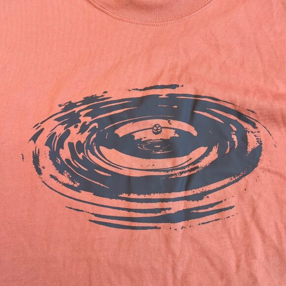 Nike ACG Dri-Fit Long Sleeve T-Shirt Salmon Ripple Graphic Tee Size M - Picture 2 of 7